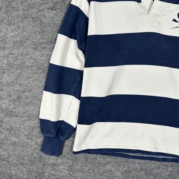 Barbarian Rugby Shirt Hoodie Mens Small Striped Heavy CREW Rowing - Picture 12 of 16